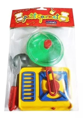 SET COCINA LIONELS CON OLLA Y CUBIERTOS