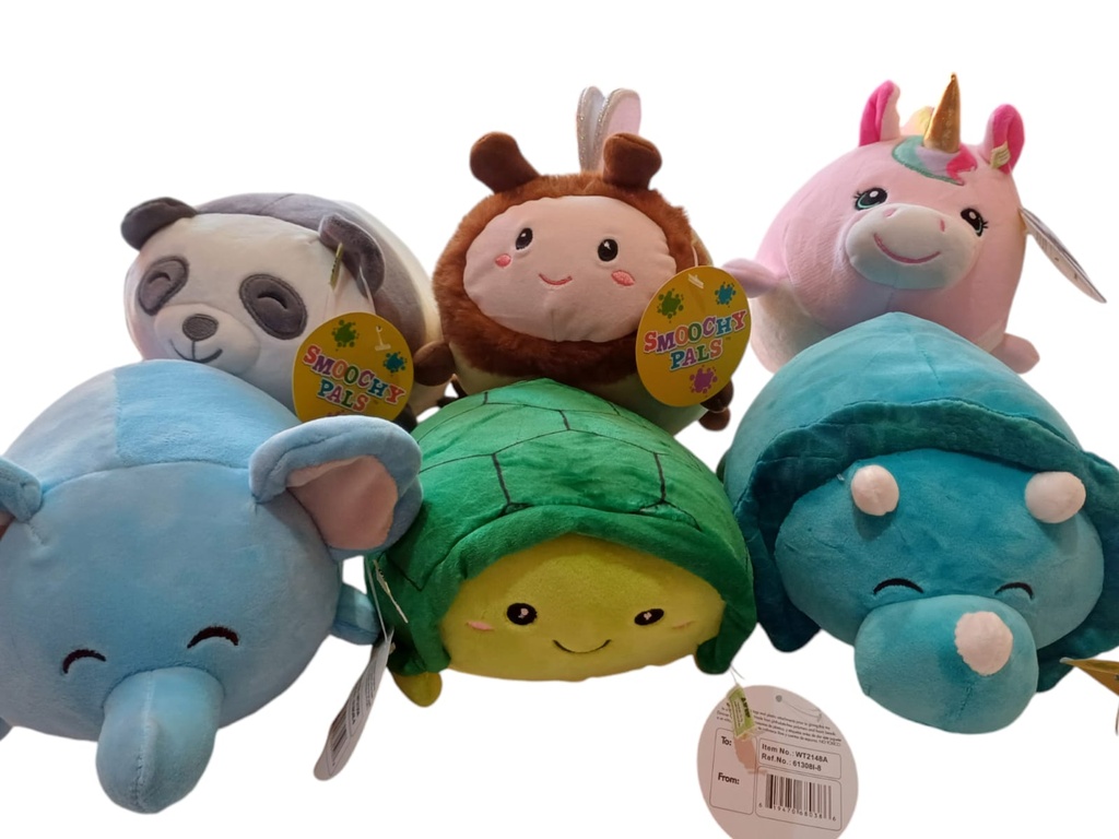 PELUCHE ANIMALES SMOOCHY PALS 20CM