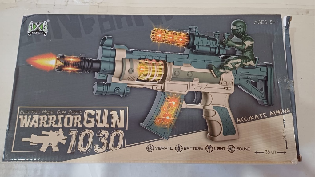 AMETRALLADORA WARRIOR GUN 1030 EN CAJA