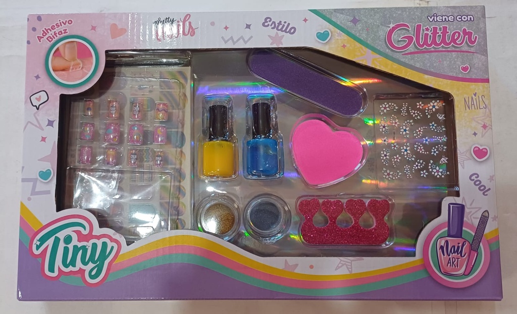 SET DE UÑAS TINY FASHION EN CAJA