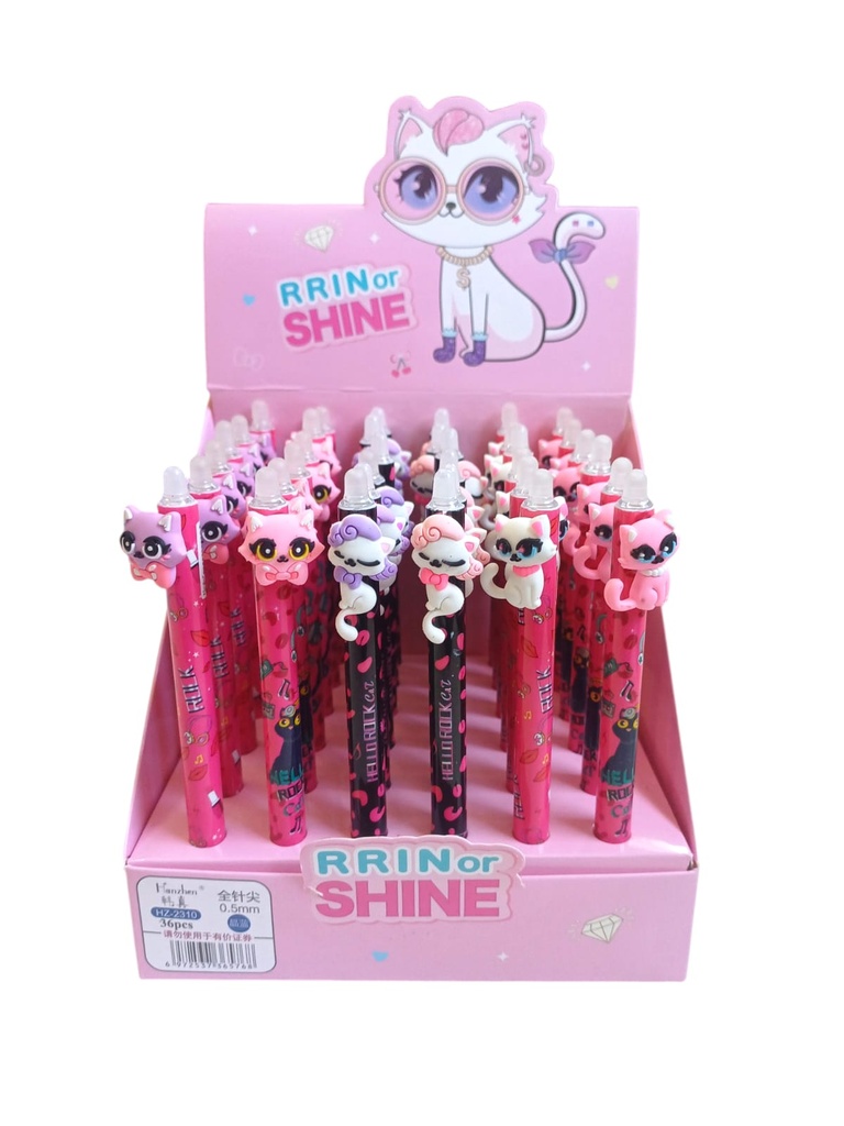 LAPICERA BOLIGRAFO BORRABLE GATO