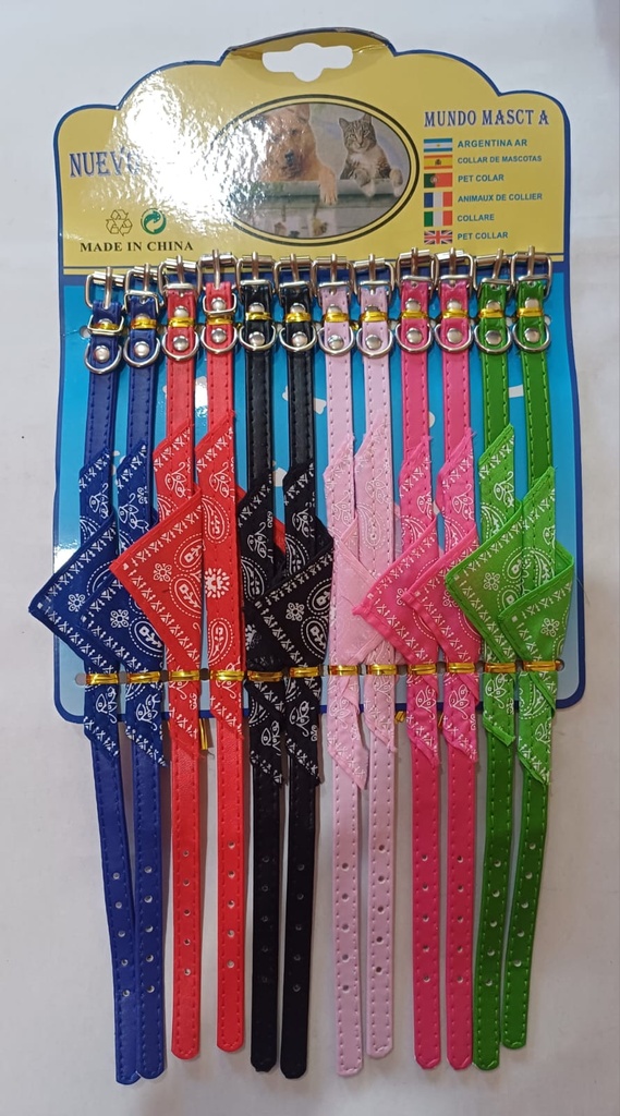 COLLAR CON PAÑUELO X UNIDAD