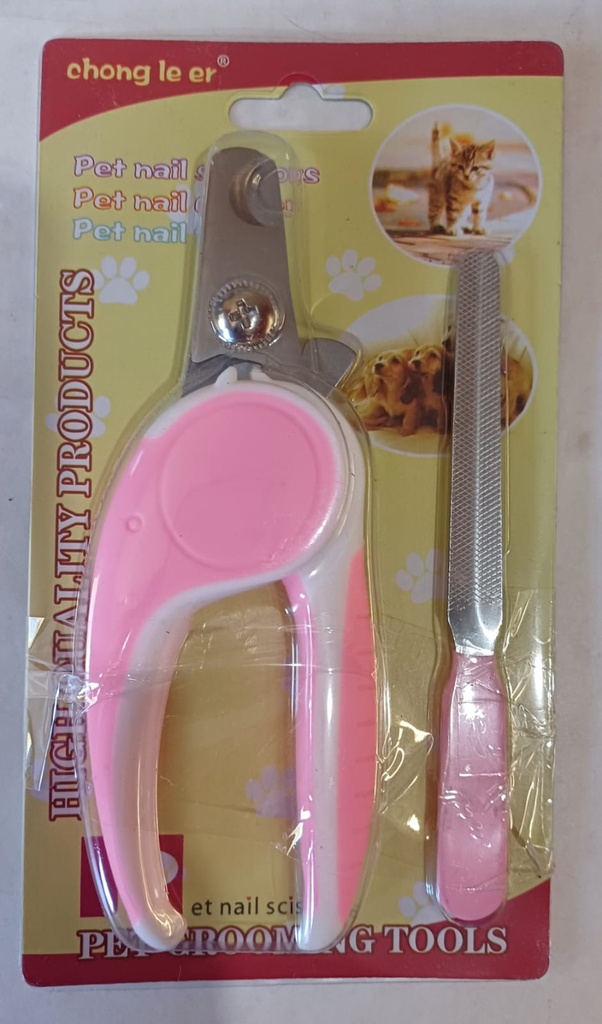 ALICATE GRANDE C/LIMA ROSA O CELESTE