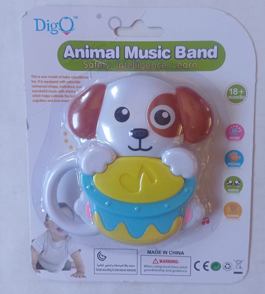 SONAJERO PERRO C/LUZ Y SONIDO EN BLISTER