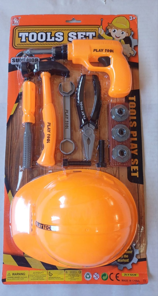 SET DE HERRAMIENTAS C/CASCO TOOLS