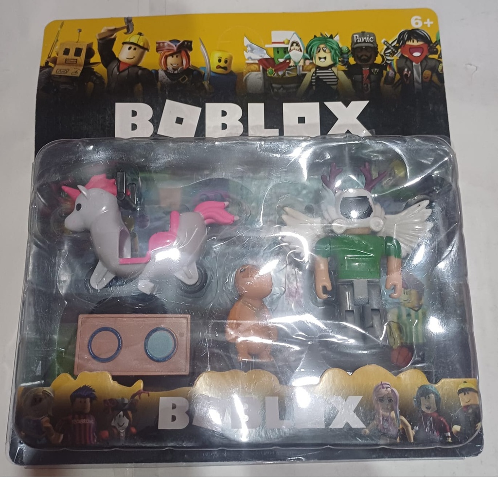MUÑECOS ROBLOX X2 C/MOTO EN BLISTER