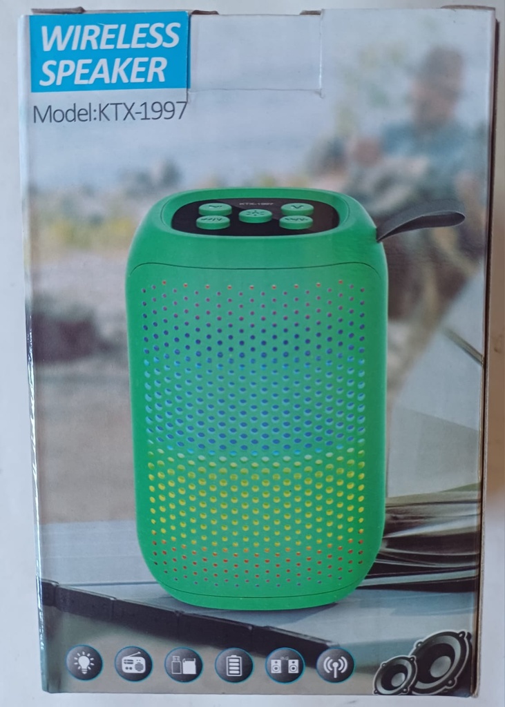 PARLANTE BT CON LUZ WIRELESS SPEAKER