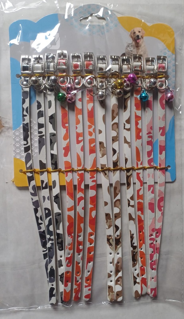 [ART3207] COLLAR CAMUFLAJE C/CASCABEL