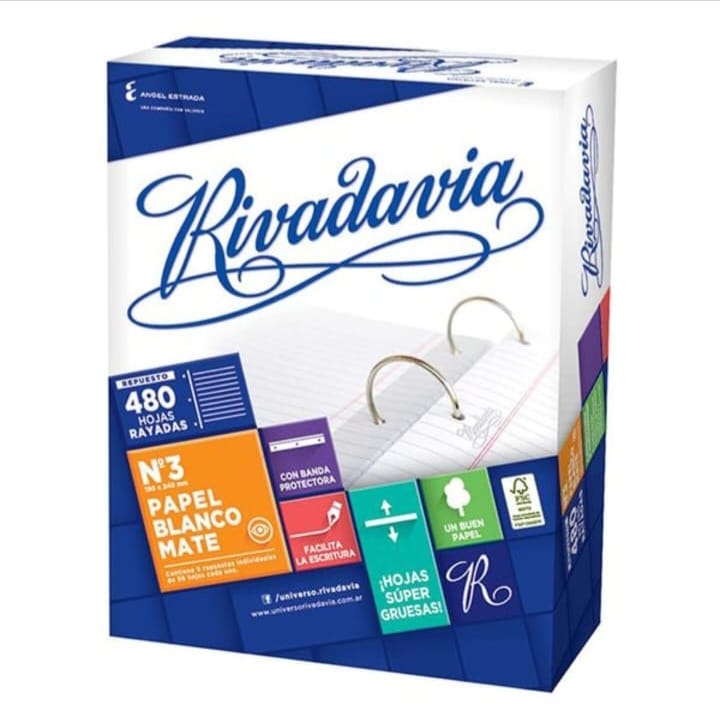 🔴Block Rivadavia x288 (Rayada)