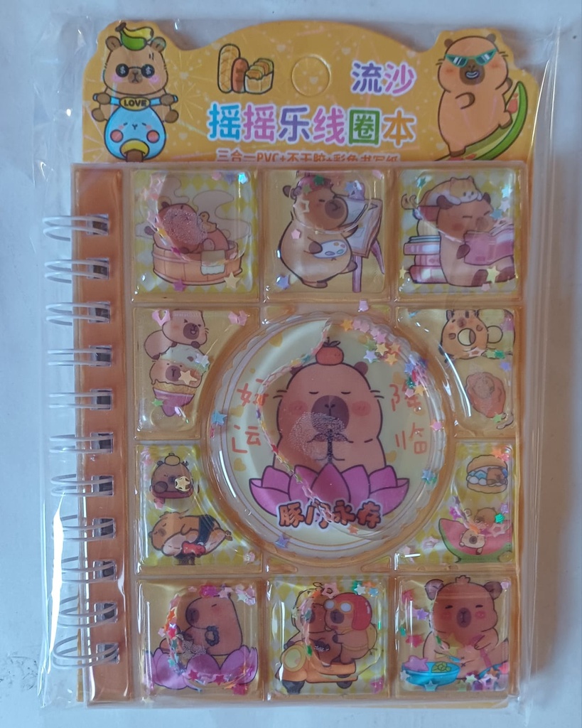 AGENDA CAPIBARA 3D C/AGUA