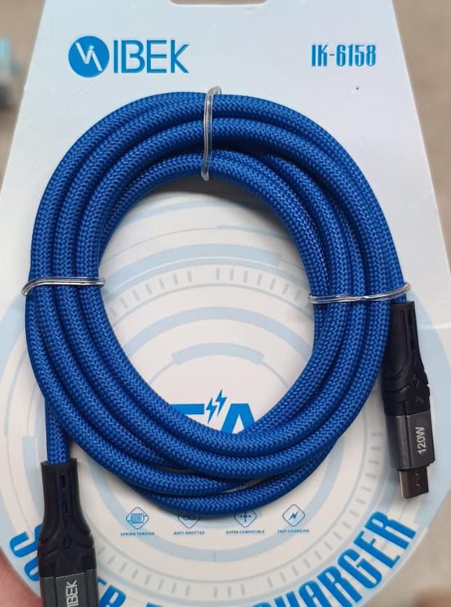 CABLE USB 6A C 1.5M IK-6158