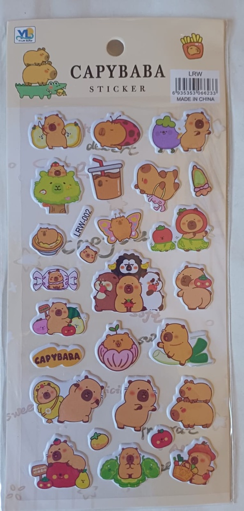 STICKERS CAPIBARA