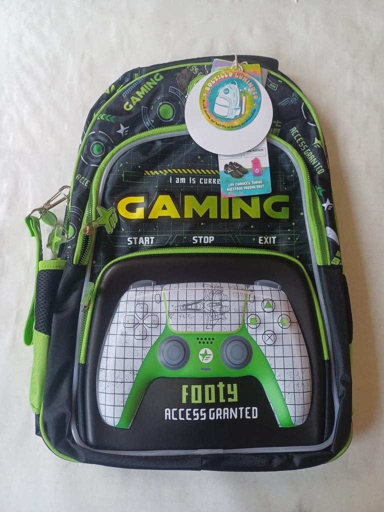 🔵Mochila Espalda Footy 18" Gaming