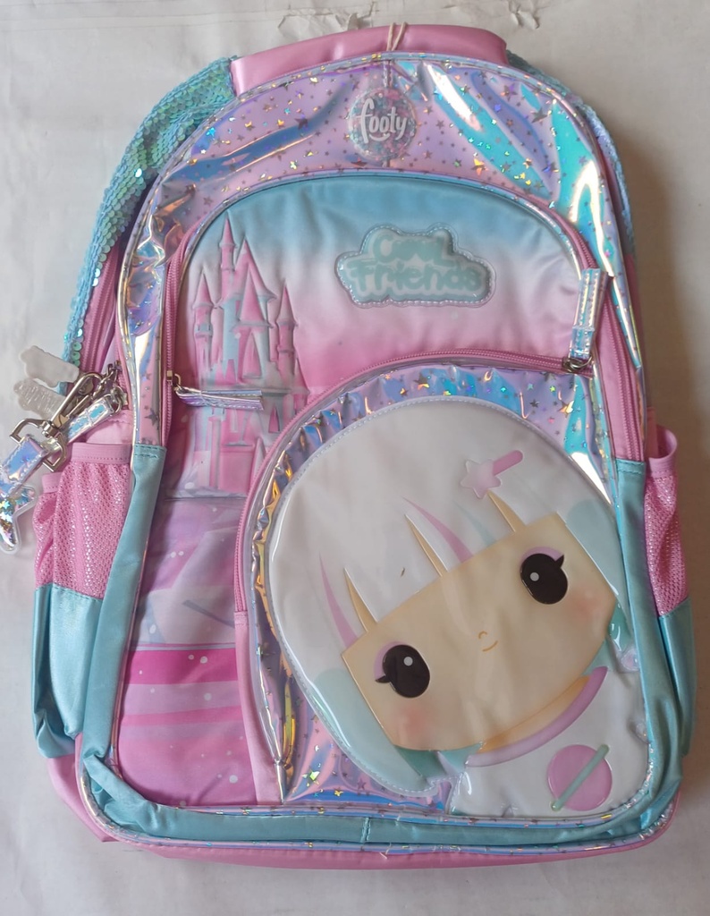 🔵Mochila Espalda Footy 18" Cool Friends