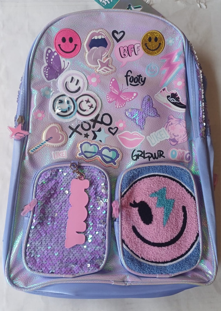 🔵Mochila Espalda Footy Smile 18" (1)