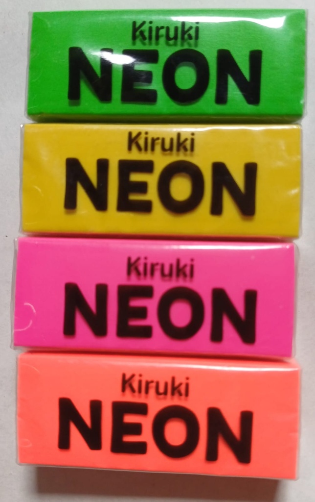 GOMA DE BORRAR KIRUKI NEON