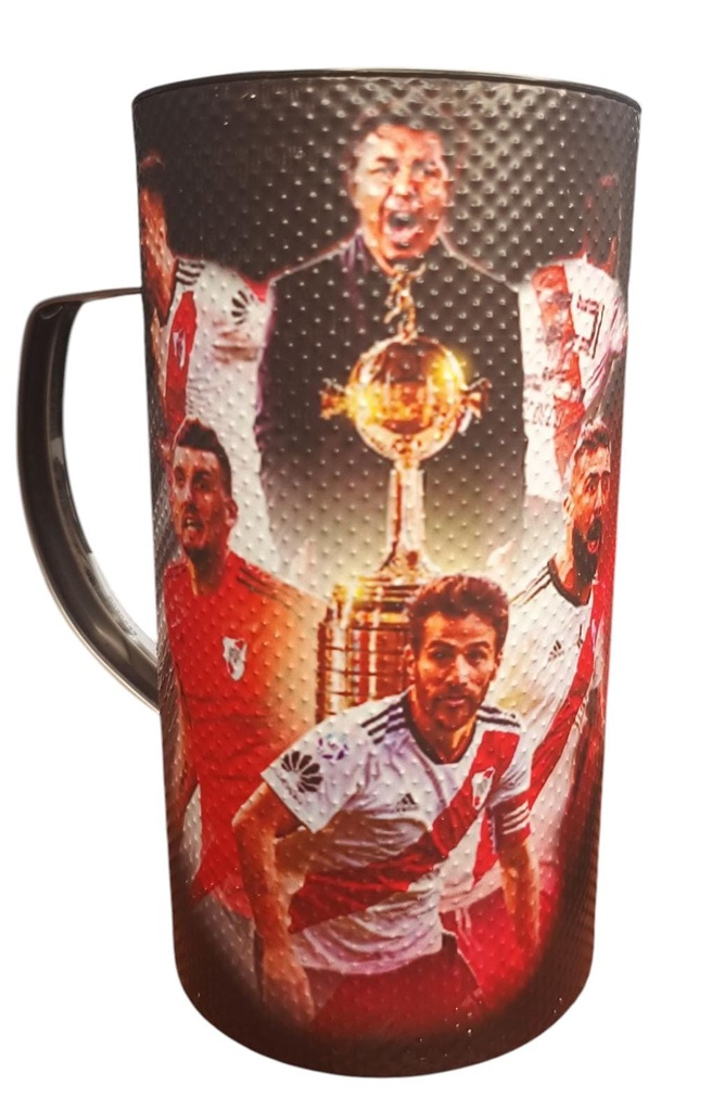 Vaso Guira River Plate Ploteado