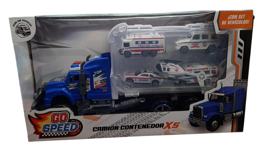 TRUCK MODEL SERIES CAMION A FRICCION C/VEHICULOS