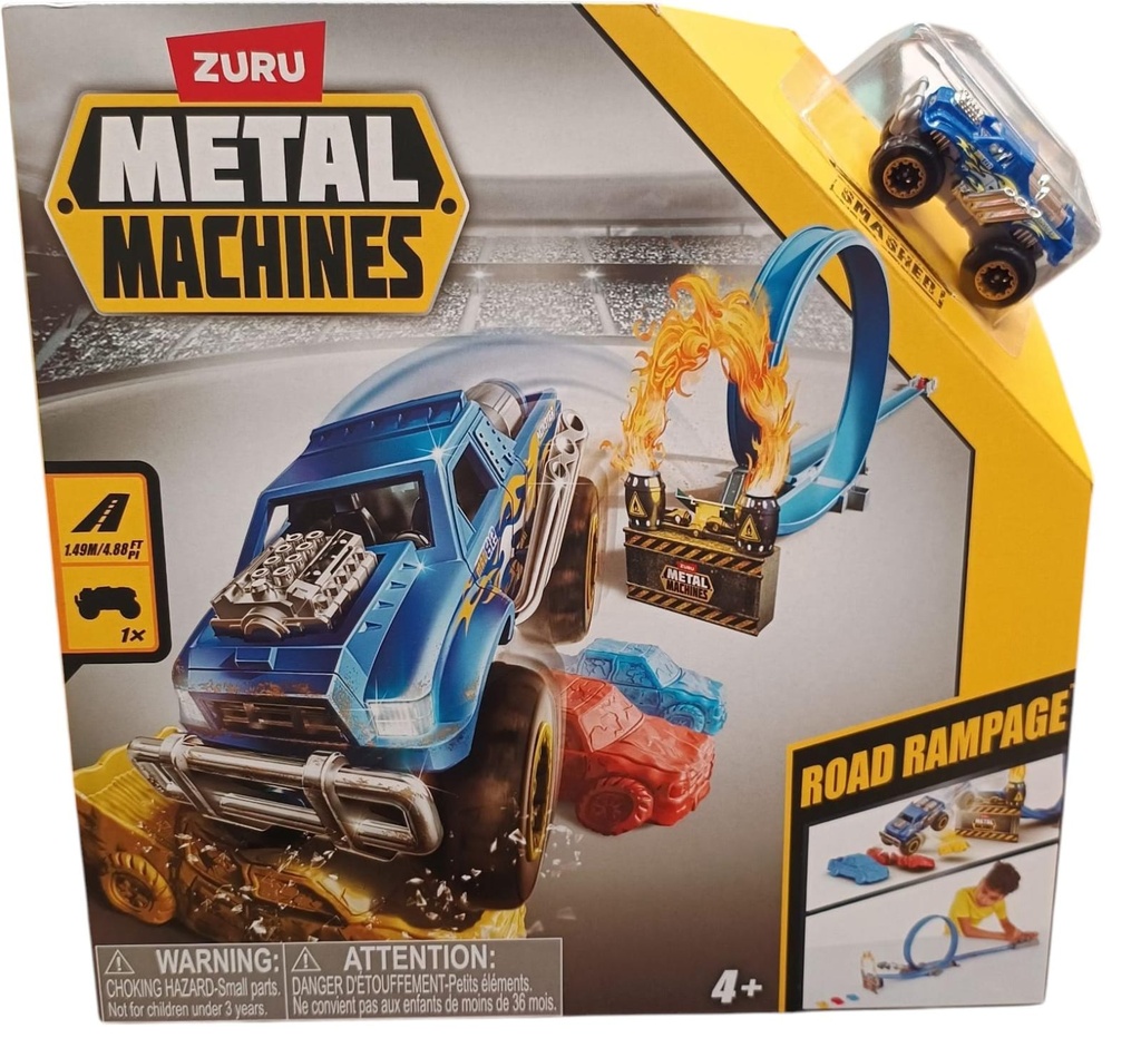 PISTA DE AUTOS METAL MACHINES ROAD RAMPAGE