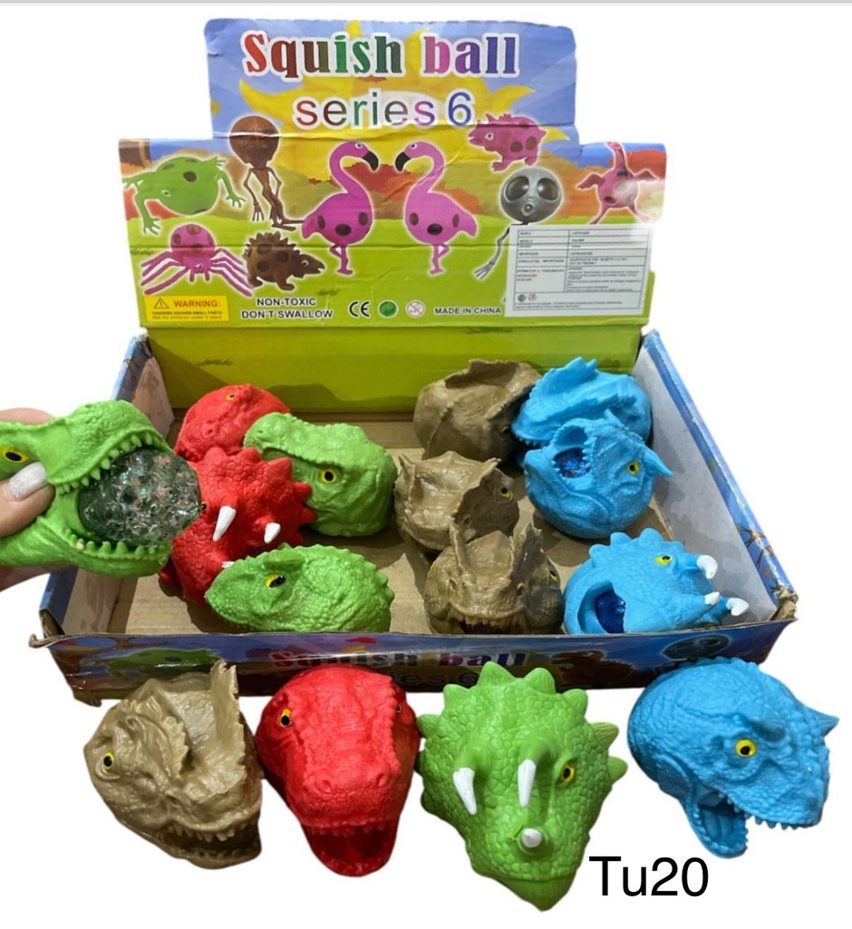 [ART3956] SQUISHY CABEZA DINOSAURIO