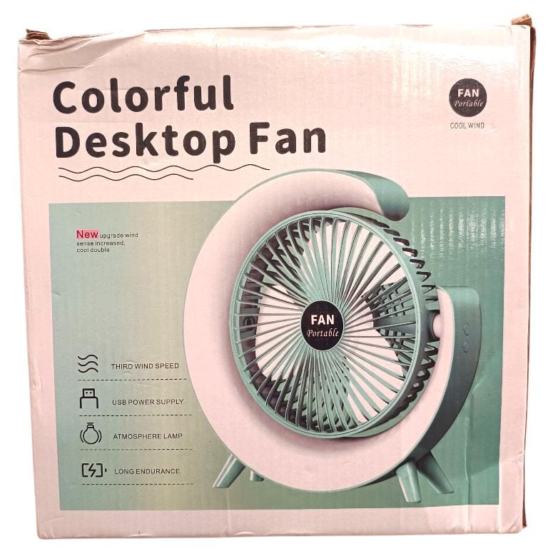 🔵VENTILADOR DE MESA FAN PORTABLE F13