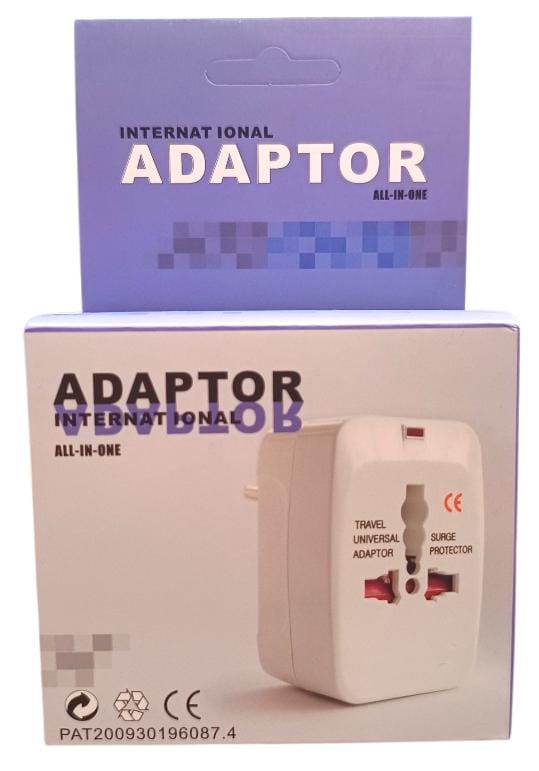 Adaptador Enchufes Universal Viajero Reforzado
