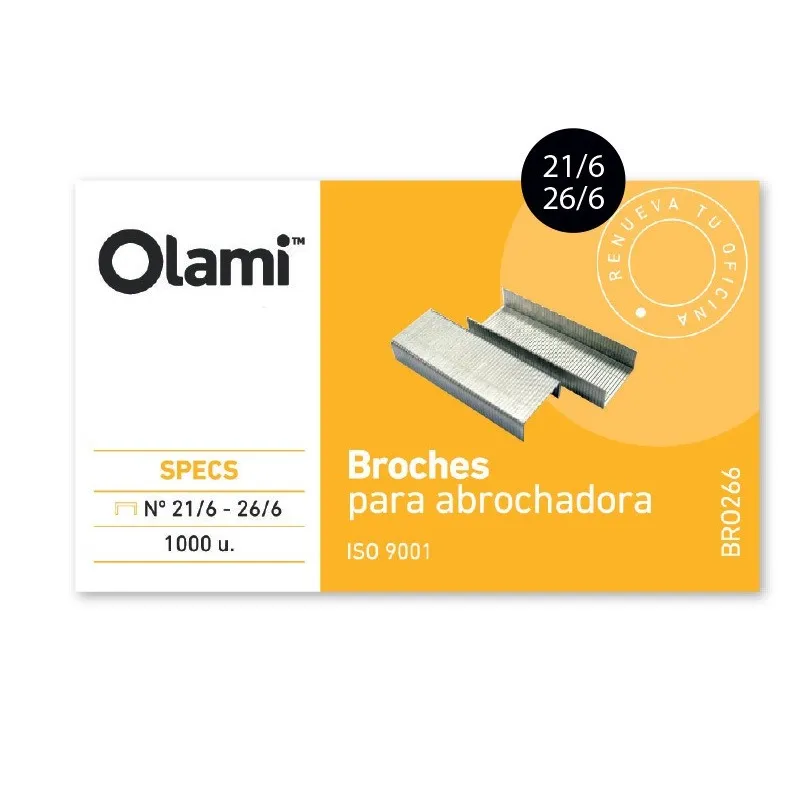 🔵BROCHES OLAMI 21/6 X1000UN