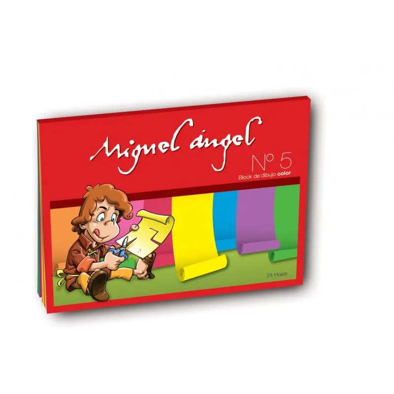 🔵BLOCK DE DIBUJO MIGUEL ANGEL COLOR N°5