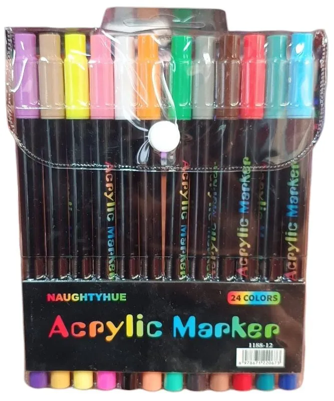 MARCADOR DOBLE ACRYLIC MARKER X12