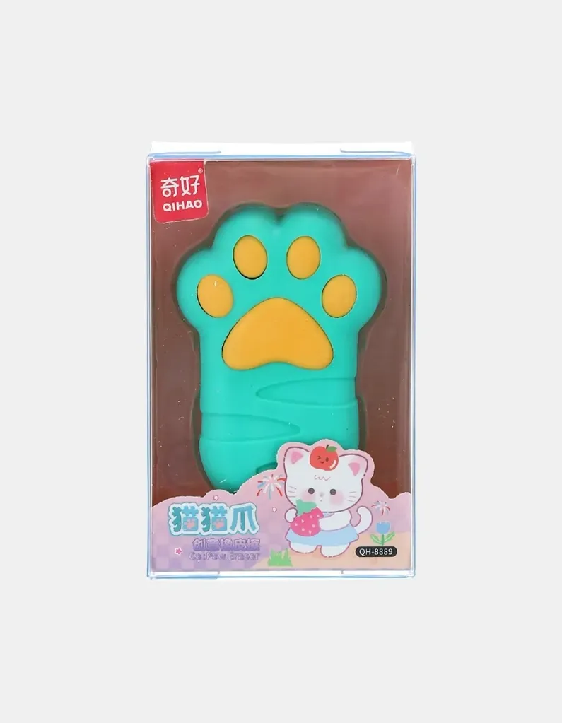 GOMA DE BORRAR PATITA GATO