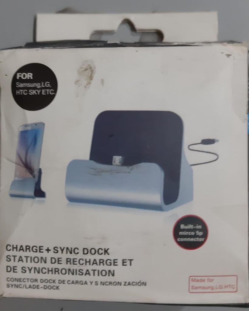 Base Dock Cargador Micro Usb V8 Android