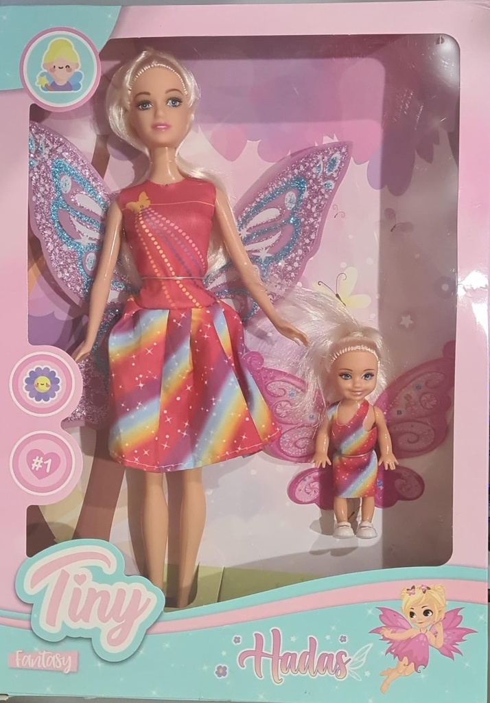 Muñeca Tiny Hadas con Su Hija