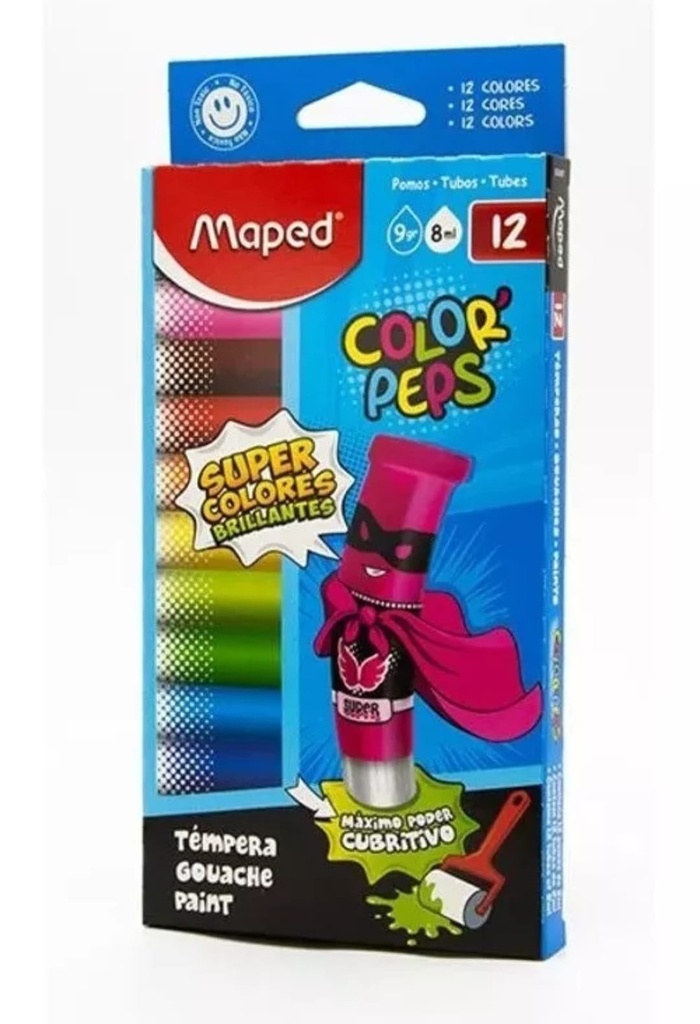 🔵Tempera Maped ColorPeps x12