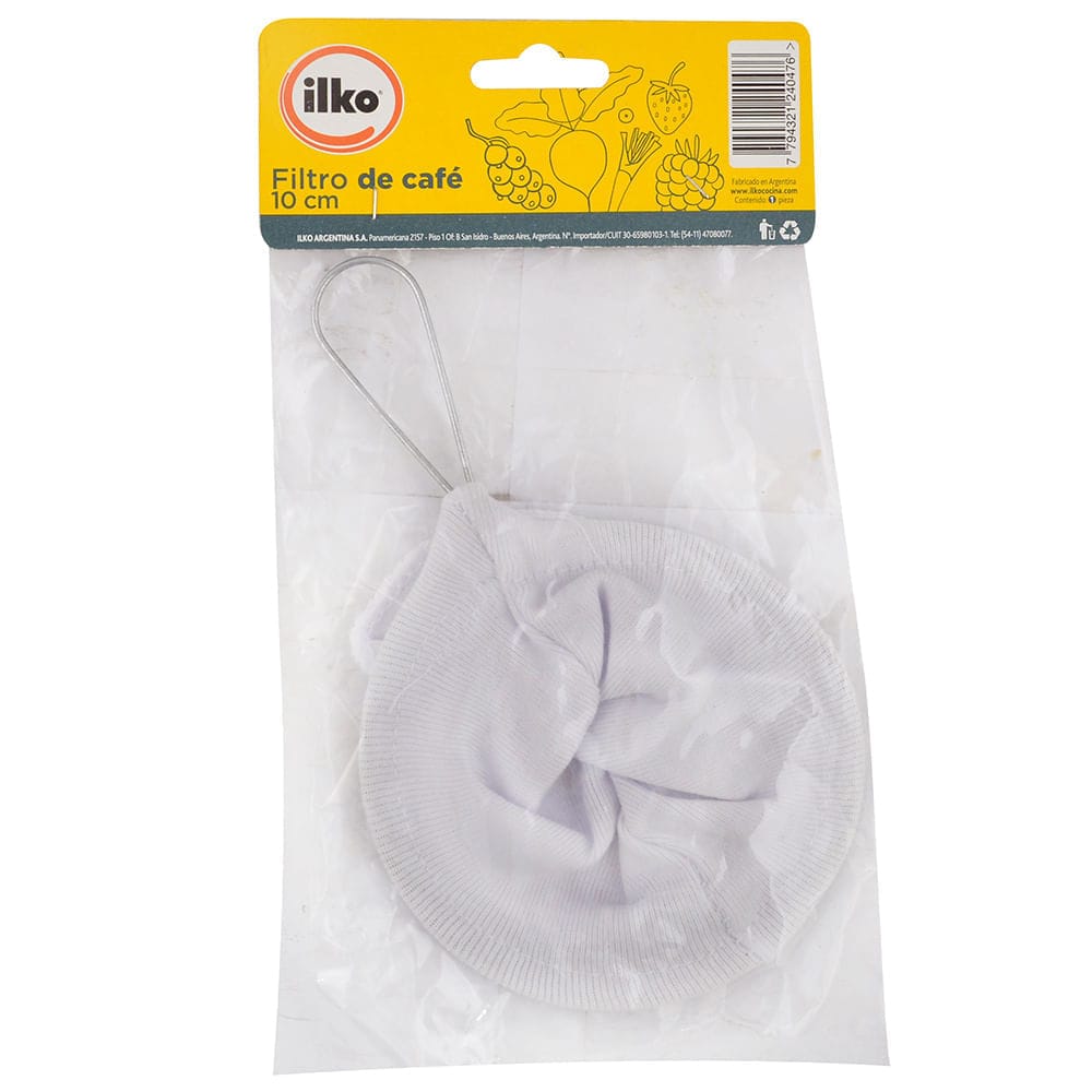 COLADOR FILTRO CAFE 10 CM ILKO