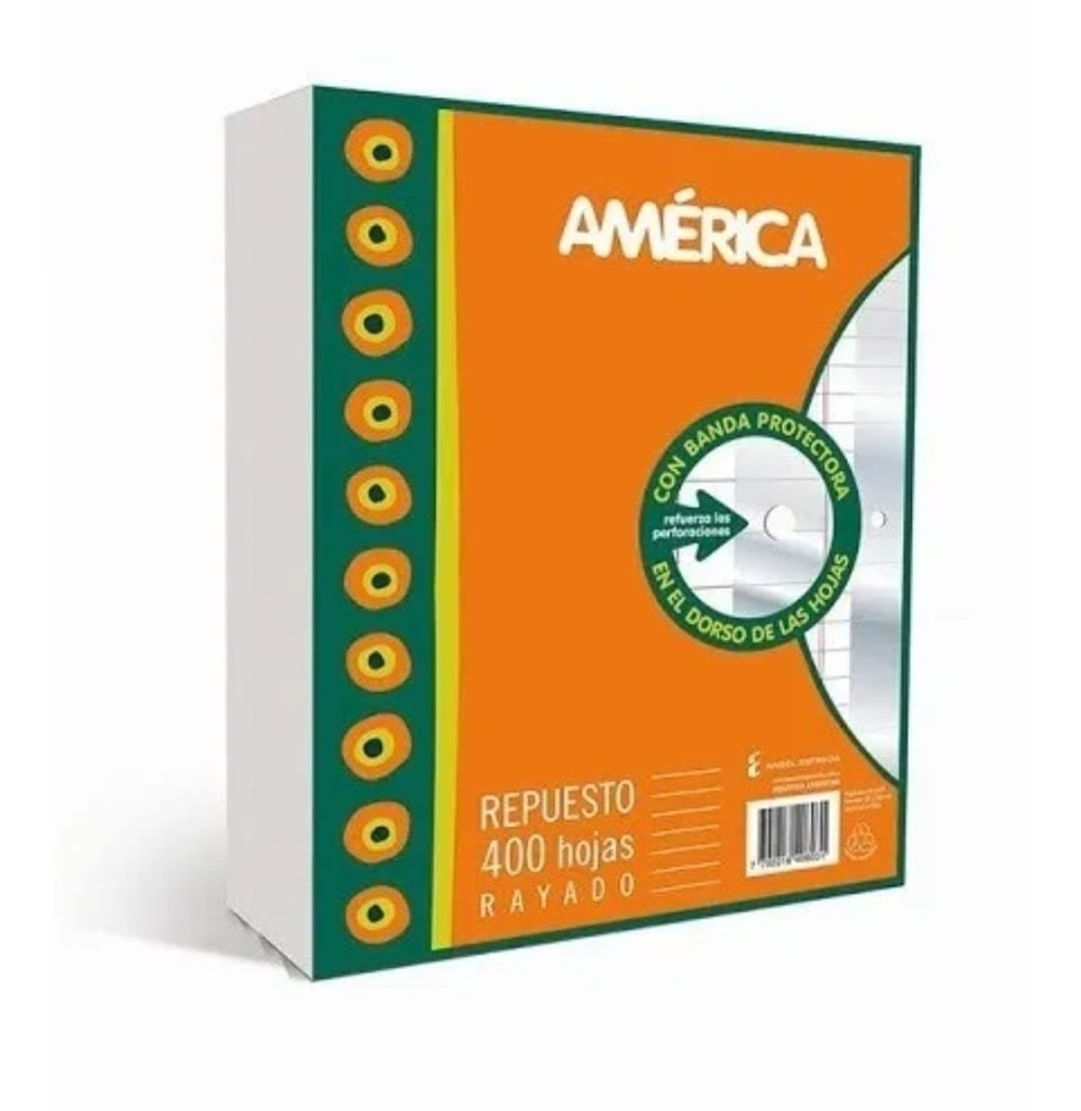 🔴Block America x400 Con Banda Reforzada (Rayada)