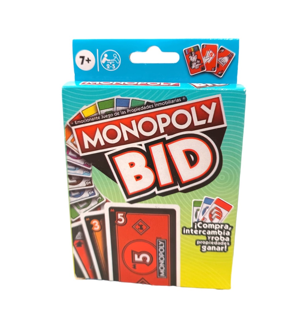 Cartas MONOPOLY BID