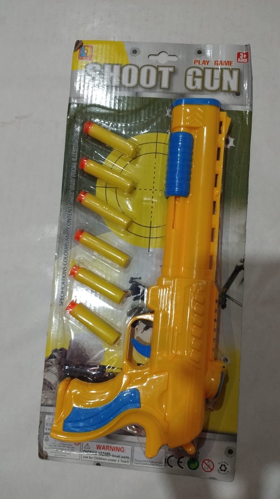 SHOOT GUN PISTOLA LANZA DARDOS
