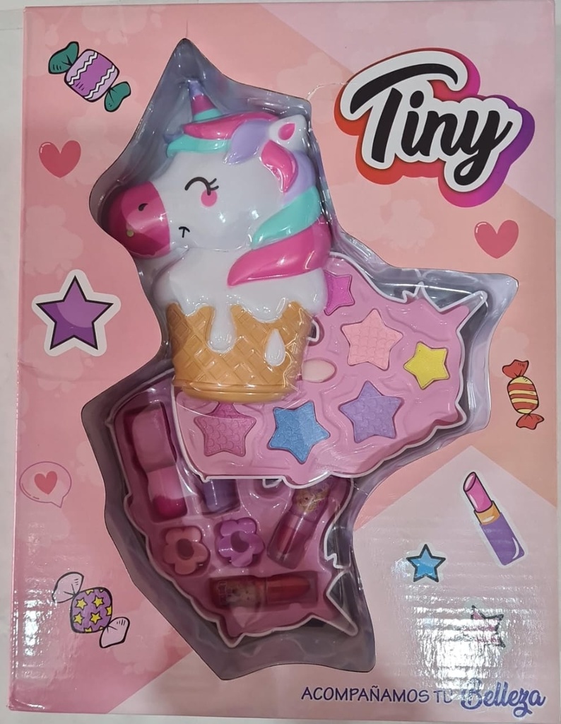 SET MAQUILLAJE HELADO SOMBRAS GLITTER