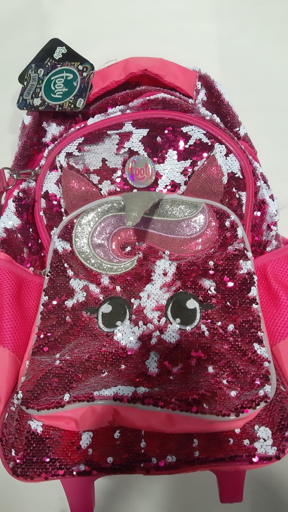 🔵Mochila Carro Footy 18 Unicornio