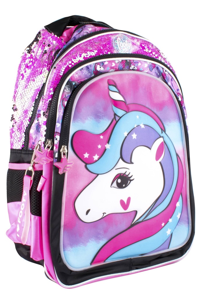 Mochila Espalda Footy 18 Unicornio