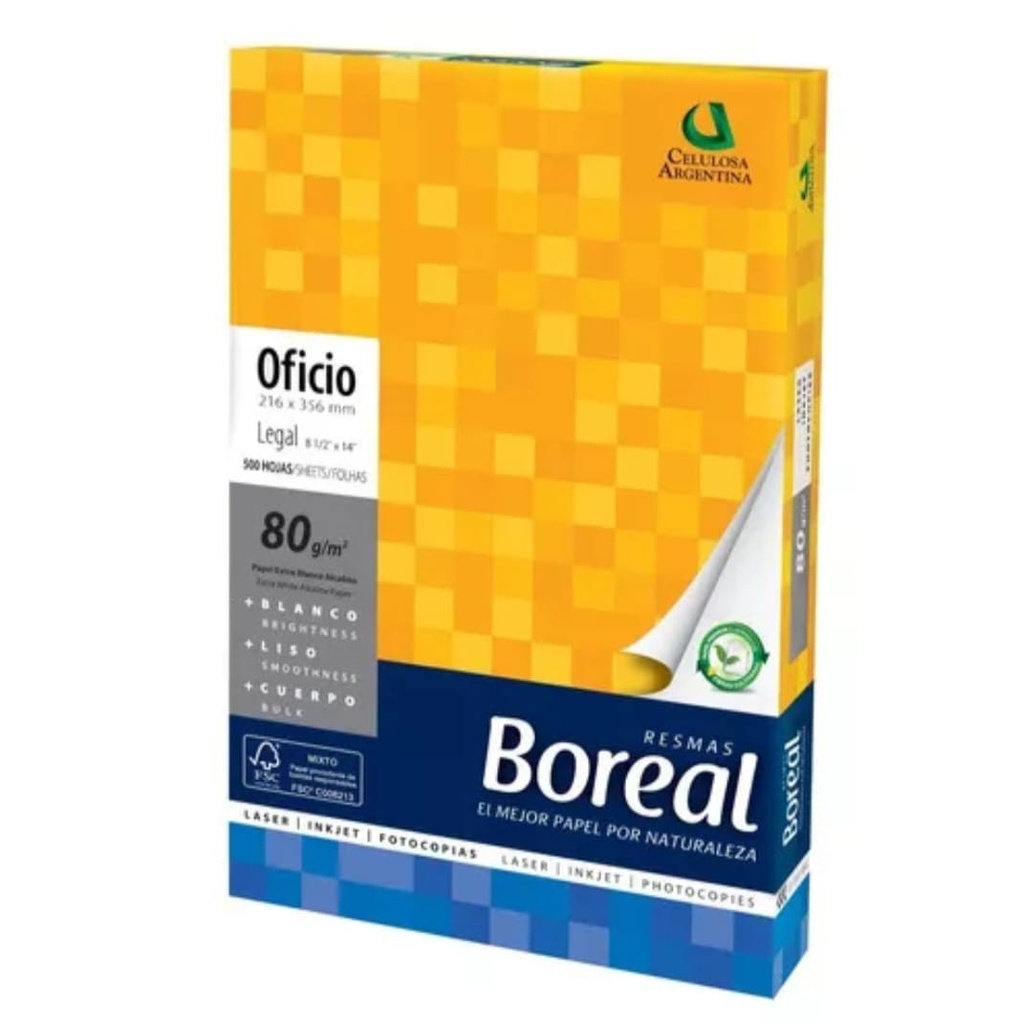 🔴Resma Boreal a4 80g