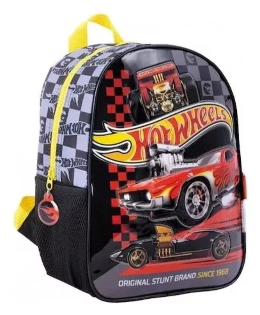 Mochila Wabro 30cm Hot Wheels