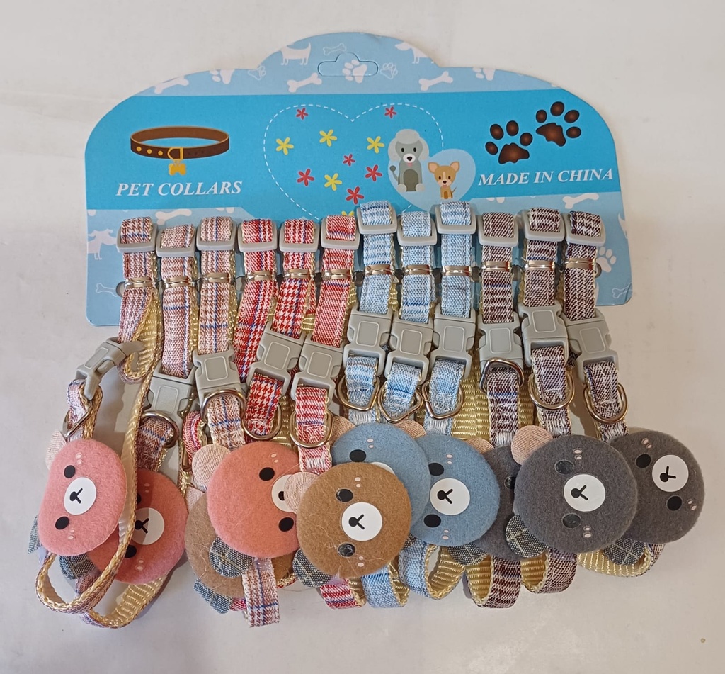 [ART1886] COLLAR REGULABLE C/CARA OSO