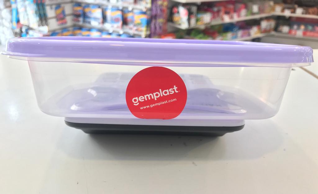 Taper Hermetico Chato Mediano 1LT