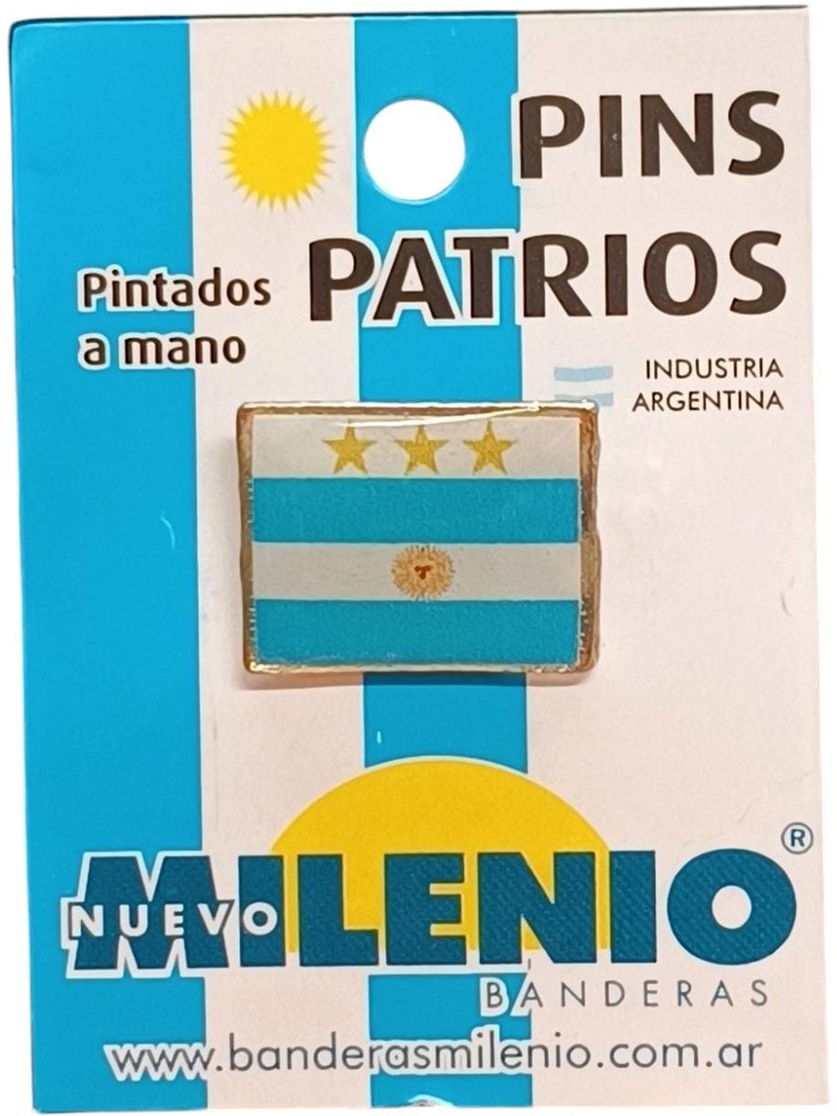 🔵ESCARAPELA METAL PINS NUEVO MILENIO